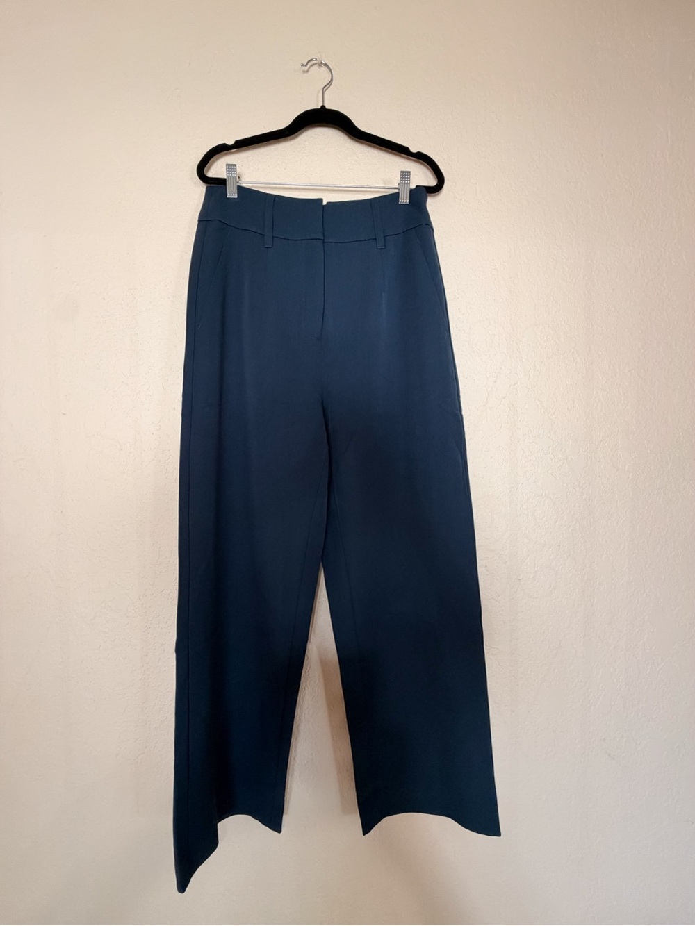 Love Bonito Coryn High Waist Straight Leg Pants in Navy Blue
